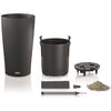 LECHUZA Plantenbak Cilindro Color 32 ALL-IN-ONE leigrijs 13953