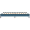 vidaXL Boxspring zonder matras fluweel donkerblauw 120x210 cm