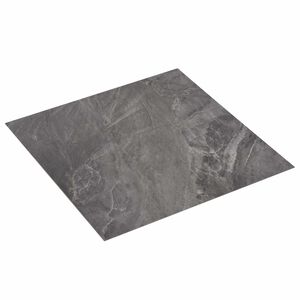vidaXL Zelfklevende Vloerplanken Zwart 30,5 x 30,5 cm 20 st PVC