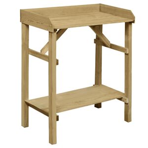 vidaXL Oppottafel 75x40x90 cm ge&iuml;mpregneerd grenenhout
