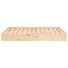 vidaXL Bedframe massief hout 140x190 cm