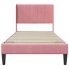 vidaXL Bedframe met hoofdeinde Roze 80 x 200 cm Fluweel