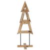 vidaXL Kerstboom Bruin 120 cm Massief teakhout
