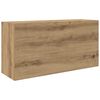 vidaXL Badkamerwandkast 80x25x40 cm bewerkt hout artisanaal eikenkleur