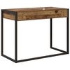 vidaXL Bureau met opslag Oud Hout 100 x 50 x 75 cm Bewerkt hout