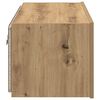 vidaXL TV Wandkast Artisan Eiken 80 x 35 x 31 cm Bewerkt hout