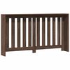 vidaXL Radiatorombouw 149x20x82 cm bewerkt hout bruin eikenkleurig