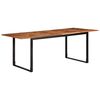 vidaXL Eettafel 200x100x75 cm massief acaciahout
