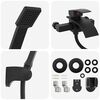 vidaXL Doucheset Zwart G 1 / 2 inch