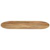 vidaXL Tafelblad ovaal 100x40x3,8 cm massief mangohout