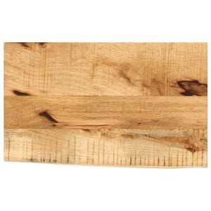 vidaXL Tafelblad met natuurlijke rand 40x20x2,5 cm massief mangohout