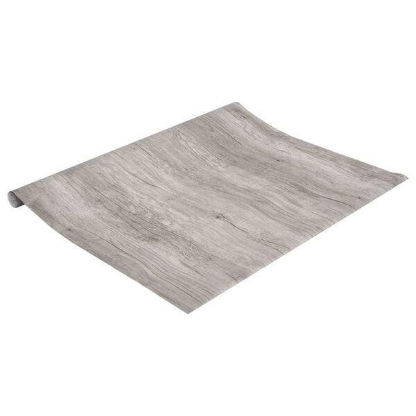 vidaXL Meubelfolie zelfklevend 90x500 cm PVC houtlook