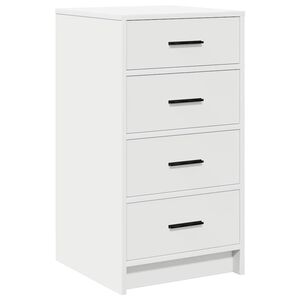 vidaXL Dressoir Wit 40 x 41 x 75 cm Bewerkt hout