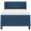 vidaXL Boxspringbed met matras met hoofdeinde Blauw 80 x 200 cm Stof