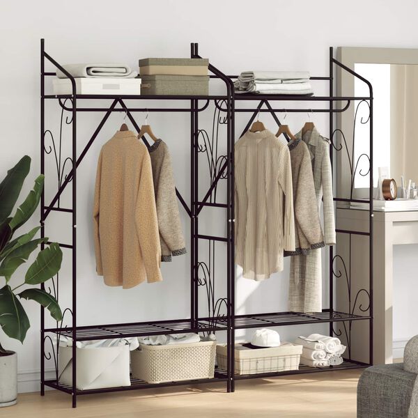 vidaXL Open Kledingkast Effen 2 pcs 78 x 36 x 158 cm