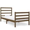 vidaXL Bedframe massief grenenhout honingbruin 90x190 cm
