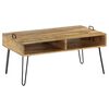vidaXL Salontafel 100x60x45 cm massief mangohout