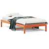 vidaXL Slaapbank zonder matras 80x200 cm massief grenenhout wasbruin