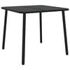 vidaXL Tuintafel 80x80x71 cm staal antracietkleurig