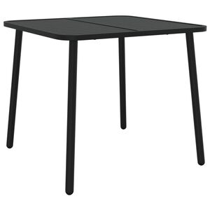 vidaXL Tuintafel 80x80x71 cm staal antracietkleurig
