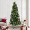vidaXL Kunstkerstboom met 300 LED met standaard Groen 240 cm PE en PVC