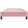vidaXL Bedframe zonder matras 90x220 cm fluweel roze