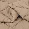 vidaXL Winter Dekbed Taupe 200 x 140 cm Microfiber