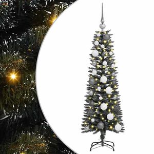 vidaXL Kunstkerstboom met 150 LED Groen 120 cm PVC en Plastic en Staal