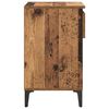 vidaXL Schoenenkast met lade Oud hout 102 x 36 x 60 cm Bewerkt hout