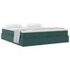vidaXL Opbergbed met matras Donkergroen 180 x 200 cm Fluweel