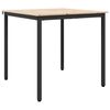 vidaXL Eettafel Naturel 80 x 80 x 75 cm Massief grenenhout