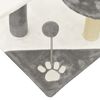 vidaXL Kattenmeubel met sisal krabpalen 120 cm grijs en wit
