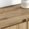 vidaXL Dressoirs 2 pcs Artisan Eiken 60 x 35 x 70 cm Bewerkt hout