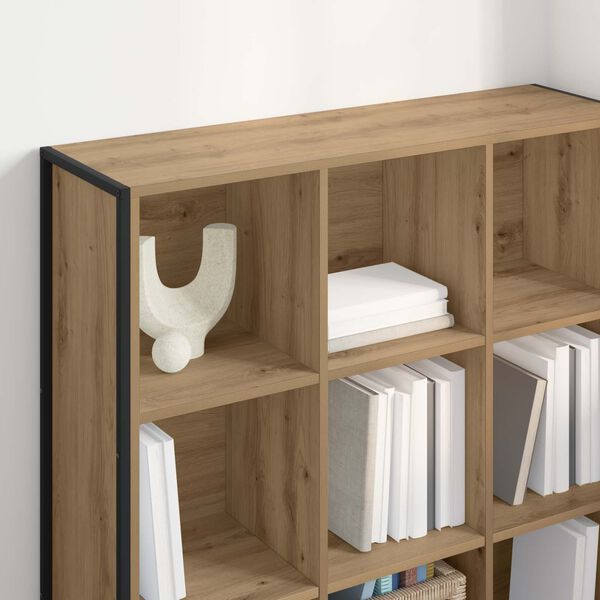 vidaXL Boekenkast Ambachtelijk eiken 99,5 x 30 x 108,5 cm Bewerkt hout