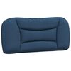 vidaXL Bedframe zonder matras "Hvar" 90x190 cm stof blauw