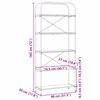vidaXL Boekenkast Oudhout 80 x 30 x 183 cm Bewerkt hout