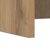 vidaXL Wandbureau Artisan Eiken 100 x 45 x 30 cm Bewerkt hout