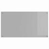 vidaXL Keuken Achterwand Lichtgrijs 110 x 60 x 0,6 cm gehard glas