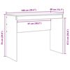 vidaXL Bureau met lade 2 pcs Wit