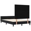 vidaXL Boxspringbed met hoofdeinde Zwart 120 x 200 cm Fluweel