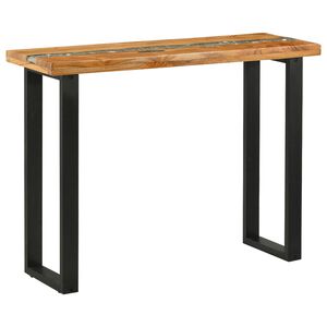 vidaXL Wandtafel Bruin 100 x 35 x 75 cm Massief Teakhout