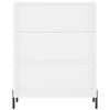 vidaXL Hoge kast 69,5x34x180 cm bewerkt hout wit