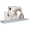vidaXL Wandschap zwevend 90x23,5x3,8 cm MDF betongrijs