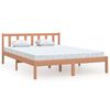 vidaXL Bedframe massief grenenhout honingbruin 140x200 cm