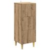 vidaXL Ladenkast 33 x 34,5 x 90 cm Bewerkt hout Artisanaal eiken