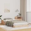 vidaXL Bedframe Bruin 80 x 220 cm Massief grenenhout