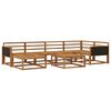 vidaXL Buiten bankenset 7 pcs Naturel Massief Acaciahout