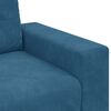 vidaXL | Bankstel | 2 pcs Blauw 221 x 78 x 80 cm Fluweel