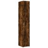vidaXL Opbergkast smal 30x42,5x225 cm bewerkt hout gerookt eikenkleur