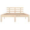 vidaXL Bedframe massief hout 150x200 cm